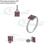 Prívesok s českým granátom 341